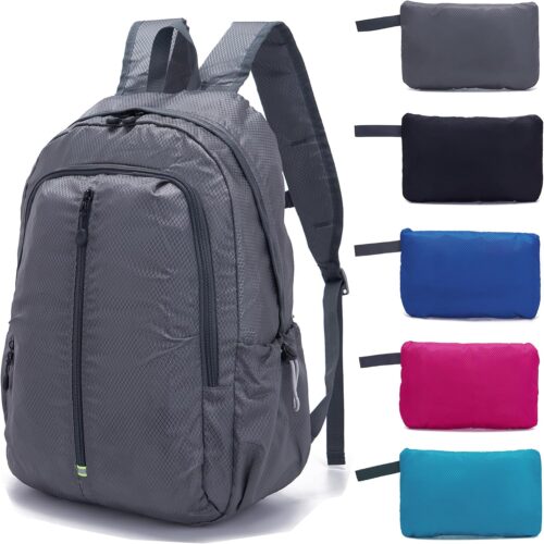 25L Lightweight Packable Hiking Backpack Waterproof Hiking Daypack for Women Men Gym Backpack Travel Camping Vacation,DarkGray